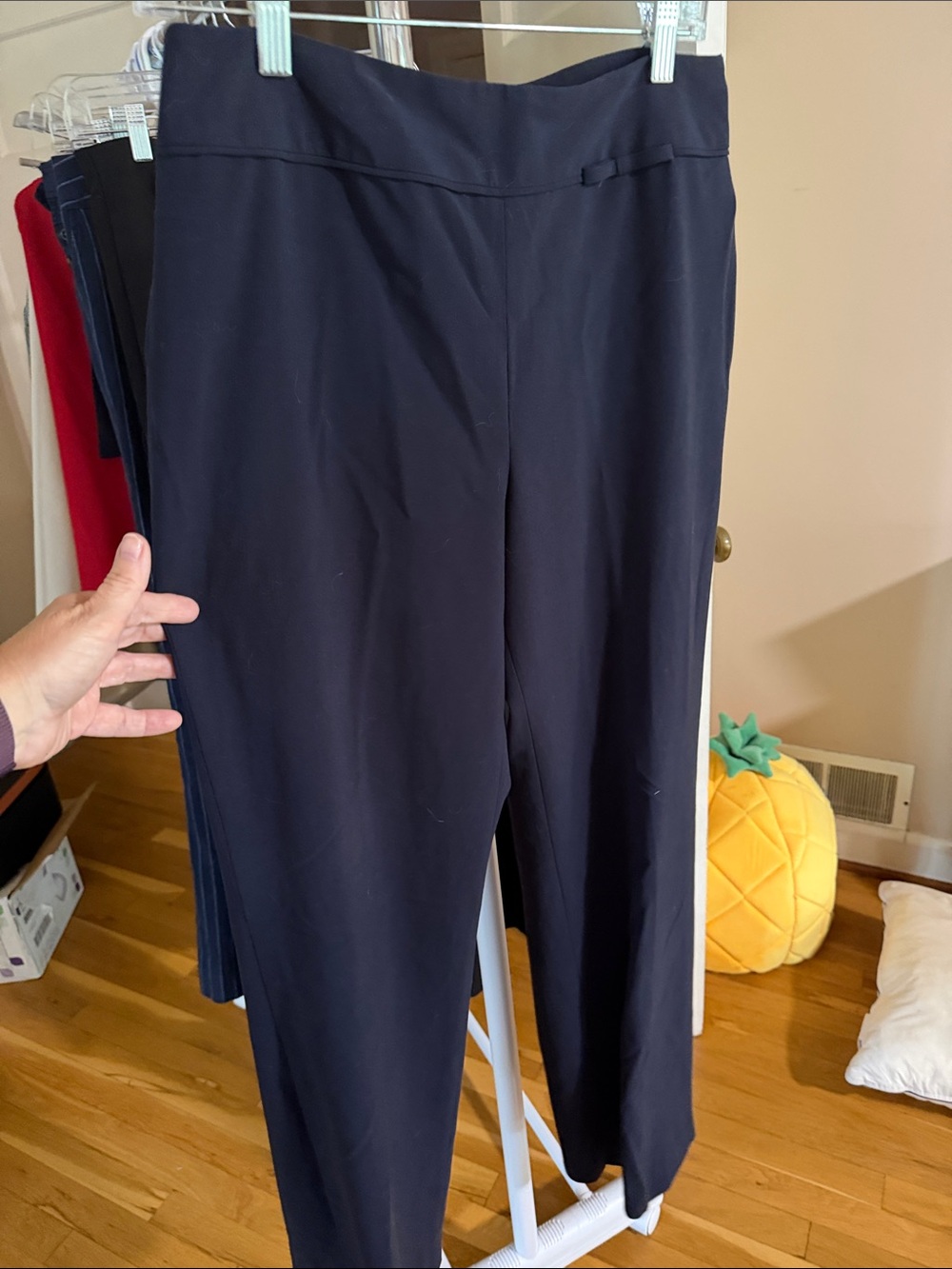 Christopher & Banks Navy Blue Stretch Dress Pants